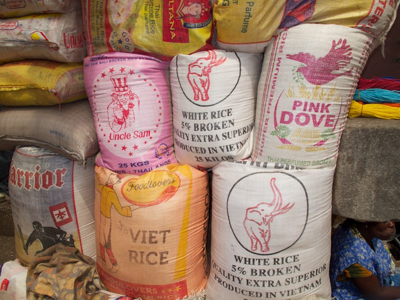 Vietnam rice in Ghana